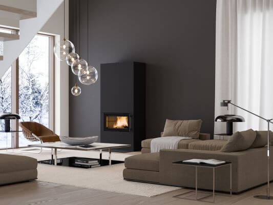 Kachľová pec Tulikivi Saramo S 21 Satin Black