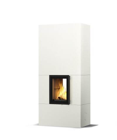 Akumulačná mastencová pec Tulikivi Koli 21 2D s keramickým obkladom StructureWhite