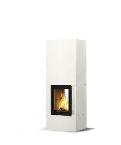 Akumulačná mastencová pec Tulikivi S Koli 18 2D s keramickým obkladom StructureWhite