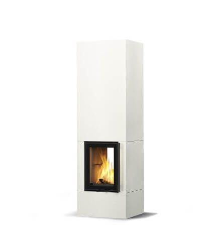 Akumulačná mastencová pec Tulikivi S Koli 21 2D s keramickým obkladom StructureWhite
