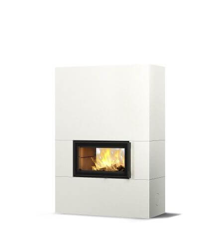 Akumulačná mastencová pec Tulikivi Saramo 18 2D s keramickým obkladom StructureWhite